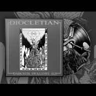 DIOCLETIAN Darkness Swallows All LP , BLACK + SCREEN PRINTED B-SIDE [VINYL 12"]